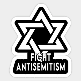 Fight Antisemitism T-Shirt Sticker